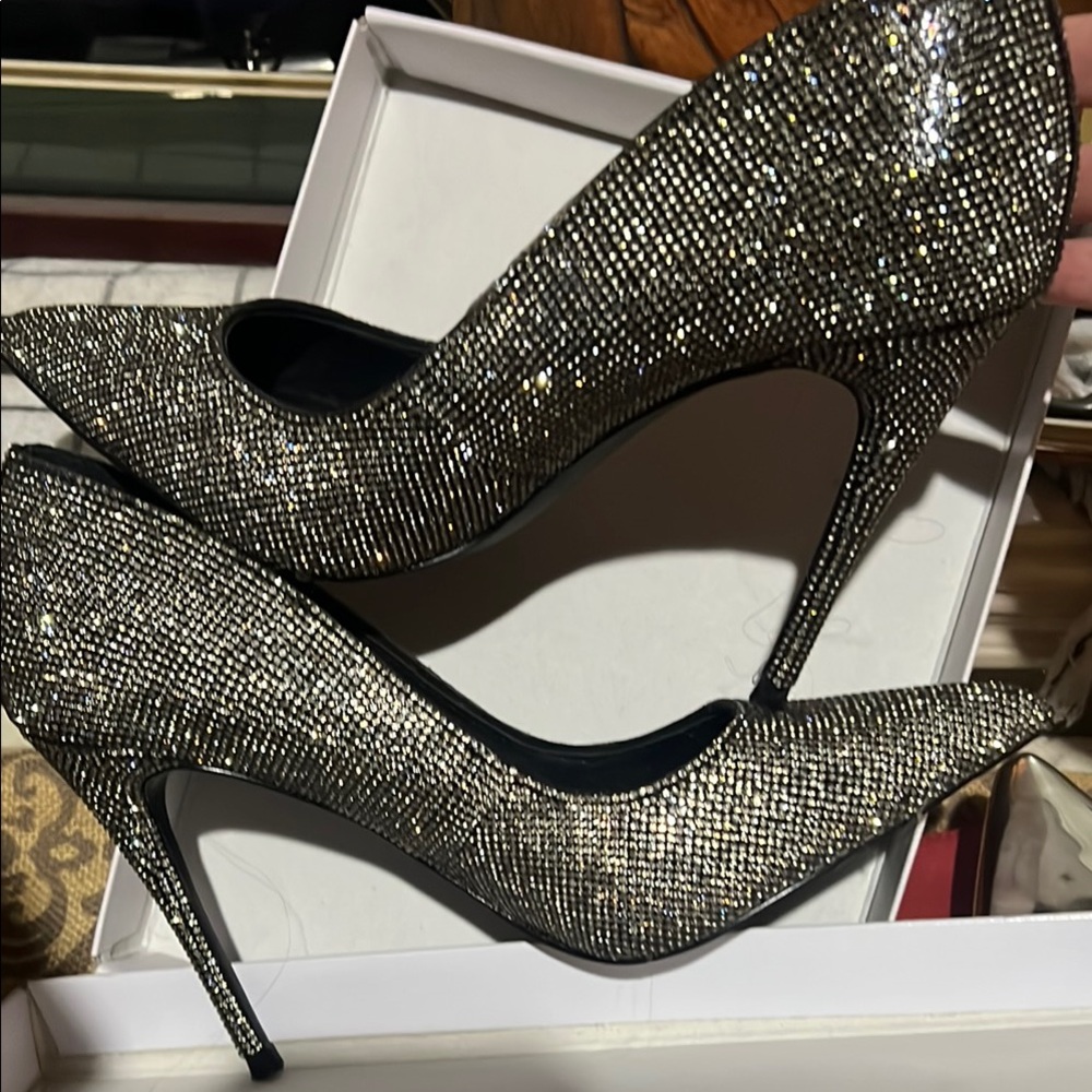 Elegant Glitter Stiletto Heels